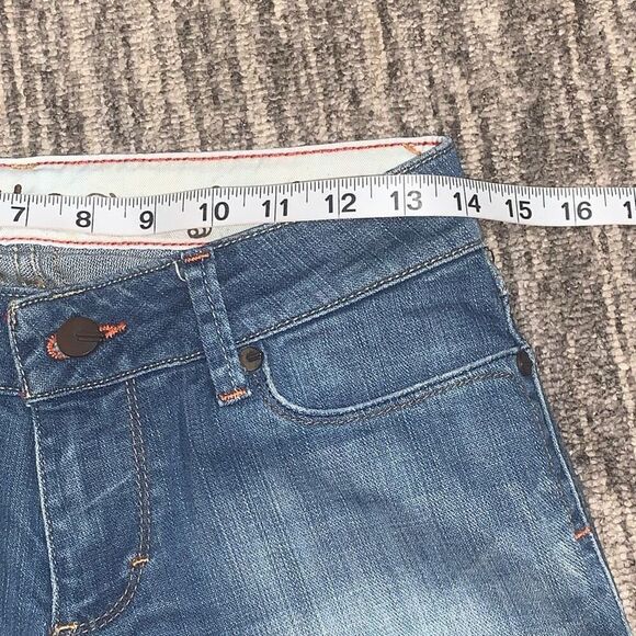 Indies Imagine You Were Abducted by Aliens Womens 26 Denim Flare Leg Jeans Blue - Picture 5 of 8